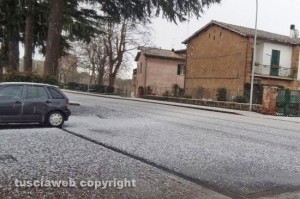 La grandinata di ieri a Nepi 
