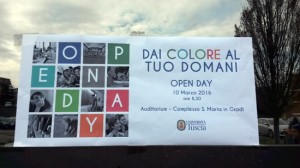 Gli studenti all'Open day dell'Unitus 