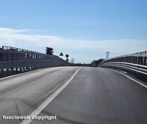Tarquinia - Il nuovo cavalcavia che porta al mare