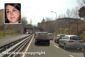 Viterbo - Tirreno-Adriatico, città nel caos - Nel riquadro Lisetta Ciambella
