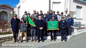Viterbo - Il gruppo alpini festeggia il precetto pasquale