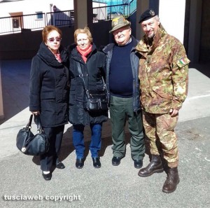 Viterbo - Il gruppo alpini festeggia il precetto pasquale