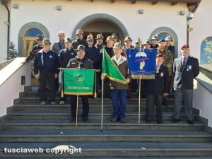 Viterbo - Il gruppo alpini festeggia il precetto pasquale