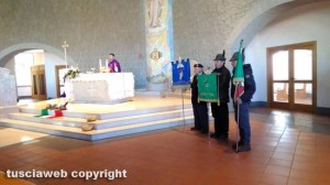 Viterbo - Il gruppo alpini festeggia il precetto pasquale