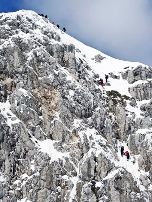 Rieti - Gli alpinisti al Terminillo