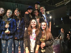 Gli atleti di Danza Fatamorgana