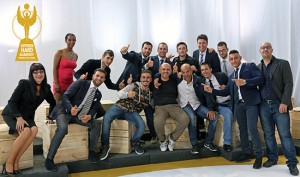 Carlo Cozzi e gli allievi Hard Academy