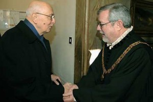 Giorgio Napolitano e Giovanni Maria Flick