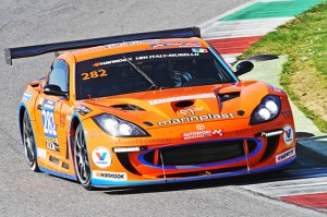 Gianluca Carboni a bordo della Ginetta G55