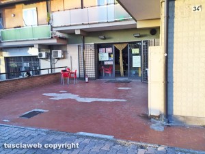 Viterbo - Incendio al forno in via Carlo Cattaneo