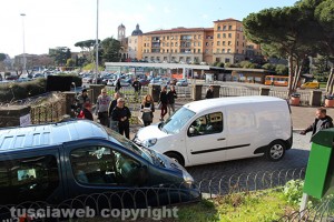 Viterbo - Lo spot Renault in via Valle Piatta