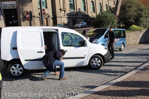 Viterbo - Lo spot Renault in via Valle Piatta