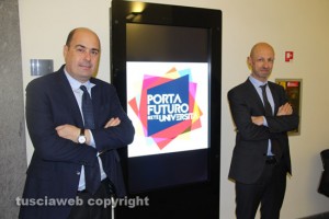 Viterbo - Zingaretti all'Unitus 