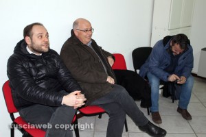 Viterbo - La riunione del gruppo Pd nella sede di via Polidori