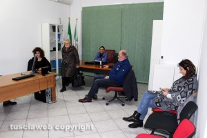 Viterbo - La riunione del gruppo Pd nella sede di via Polidori