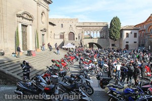 Viterbo - La benedizione delle moto