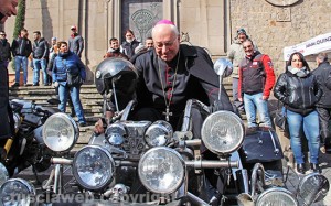 Viterbo - Benedizione delle moto - Il vescovo Fumagalli