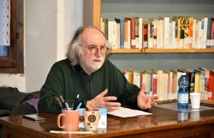 Massimo Fornicoli alla biblioteca di Vallerano