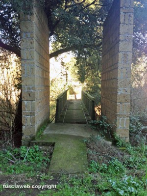 Viterbo - Necropoli etrusca di Castel D'Asso - Il ponte rotto