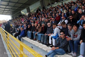 Sport - Calcio - Viterbese - La tribuna del Rocchi durante il match contro il Rieti
