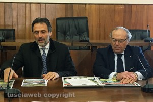 Montefiascone - Il sindaco Luciano Cimarello e il presidente Aci Viterbo Sandro Zucchi