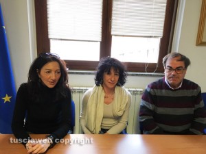 Fatiganti (Uil), Ayala (Cgil) e Mannino (Cisl)