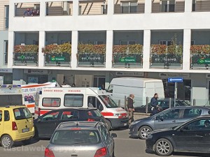 Viterbo - L'incidente alla rotatoria
