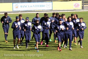 Sport - Calcio - Viterbese - L'allenamento di ieri mattina al Rocchi