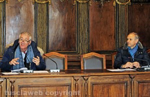 Viterbo - Comune - Seconda commissione - Il presidente Treta e il dirigente Celestini