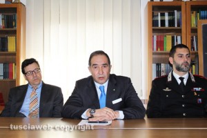 Conferenza in Questura per l'ordine e la sicurezza pubblica - Il questore Lorenzo Suraci