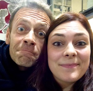 Rocco Siffredi con Laura Ugolini