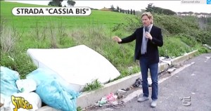 Sutri - Striscia la notizia  - Il servizio di Jimmy Ghione sulla Cassia bis