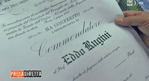 L'alta onorificenza di Rugini
