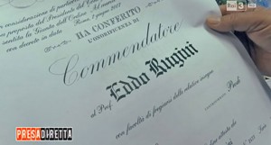 L'alta onorificenza di Rugini