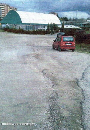 Viterbo - Il parcheggio di viale Bruno Buozzi