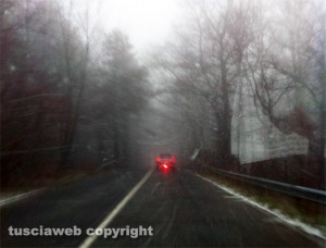 Nevica sulla Cimina