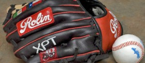 Un guanto da baseball