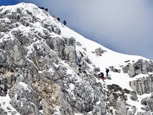 Rieti - Gli alpinisti al Terminillo