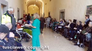 Viterbo - La Protezione civile suona alla Domus La Quercia
