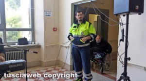 Viterbo - La Protezione civile suona alla Domus La Quercia