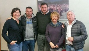 Francesca Megna, Emanuele Ferretti, Marco Capparelli, Cinzia Vincenti e Massimo Guerrini