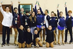Sport - Pattinaggio - Le ragazze del Real azzurra di Grotte di Castro
