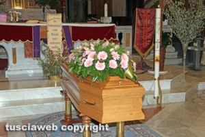 Ronciglione - Il funerale di Rossana Bramante