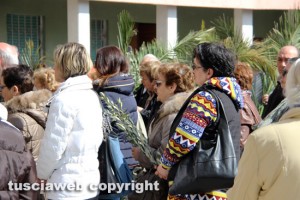 Viterbo - Domenica delle palme, processione al Pilastro