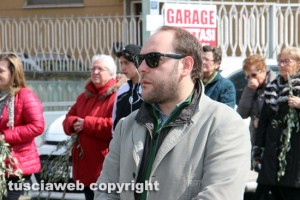 Viterbo - Domenica delle palme, processione al Pilastro - Il consigliere Scorsi