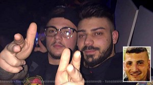 Gaetano Formicola e Giovanni Tabasco - Nel riquadro: la vittima Vincenzo Amendola