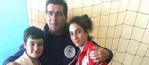 Sport - Judo - La premiazione di Sara Corbo e Riccardo Fraccaro