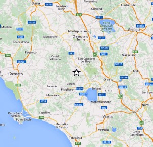 Acquapendente - Scossa di terremoto nella Tuscia