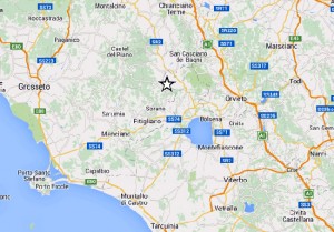 Acquapendente - Scossa di terremoto nella Tuscia