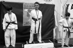 Sport - Karate - La premiazione di Jacopo Politini